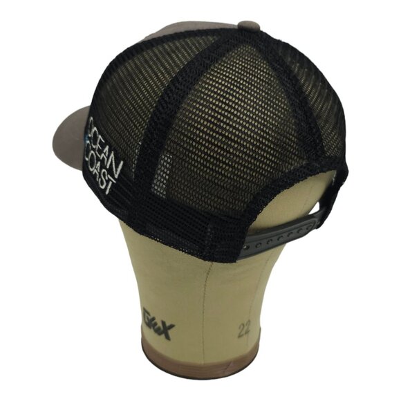 Ocean Coast Embroidered Marlin Mesh Snapback Cap Trucker Baseball Fishing Hat - Picture 12 of 13